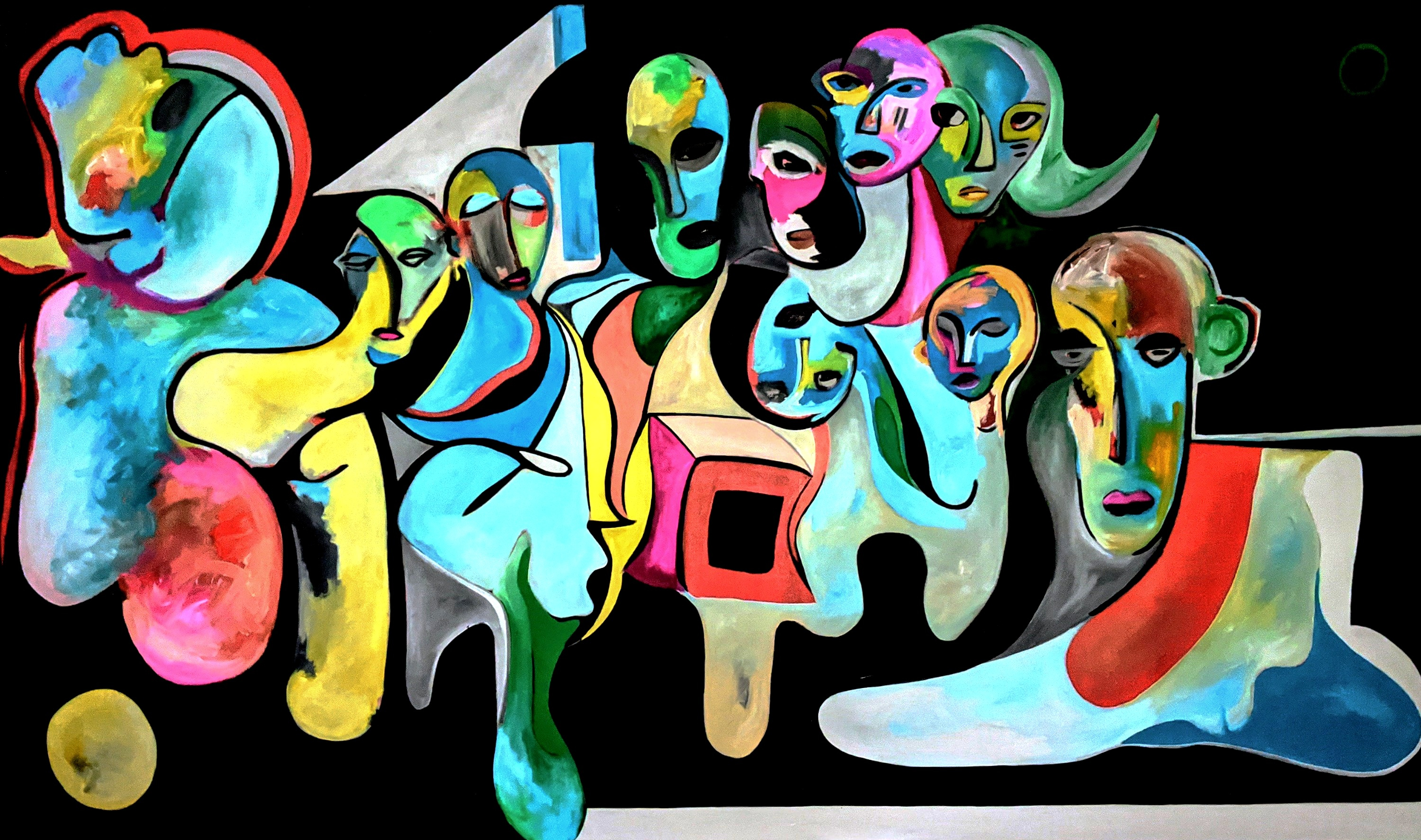 When Women Gather II, 2020, by Ainsley Burrows